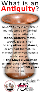 Belize what is an antiquity