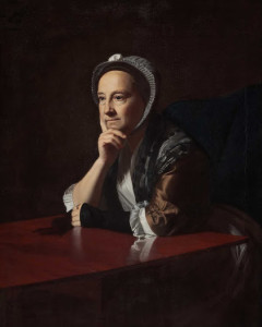 An emotional colonial object for me: "Mrs Humphrey Devereux" by John Singleton Copley. Painted in Boston in 1770 and now in New Zealand.