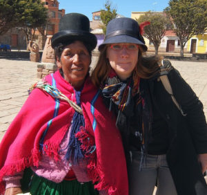 Me and a community leader on fieldwork in Bolivia in 2013. This is at a UNESCO World Heritage Site. The conquest-era church behind us has been robbed three times of sacred art in recent years and none of it has been recovered.