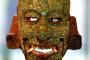 The mask on display at Dumbarton Oaks