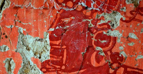 Palenque Mural Red