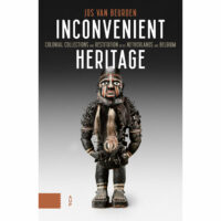 Image of the cover of the book Inconvenient Heritage. It has a sculpture of a man on it.