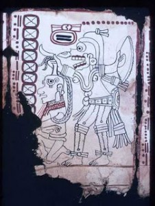 Maya codex page