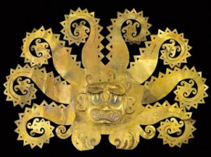 La Mina Moche Gold Headdress