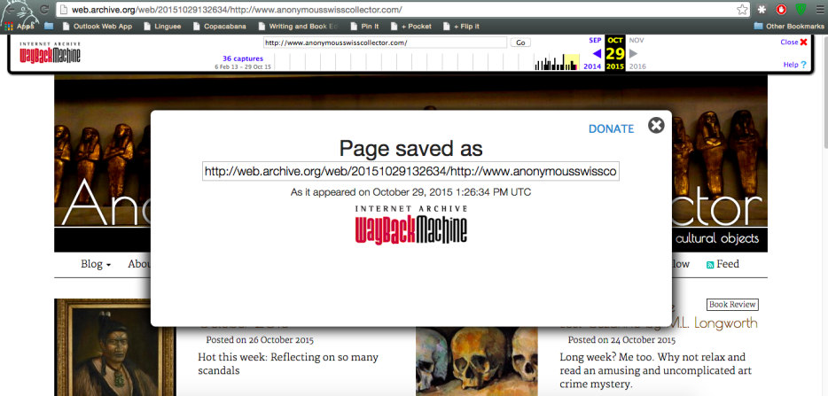 Hooray! I just saved this site to the Wayback Machine! Easy!